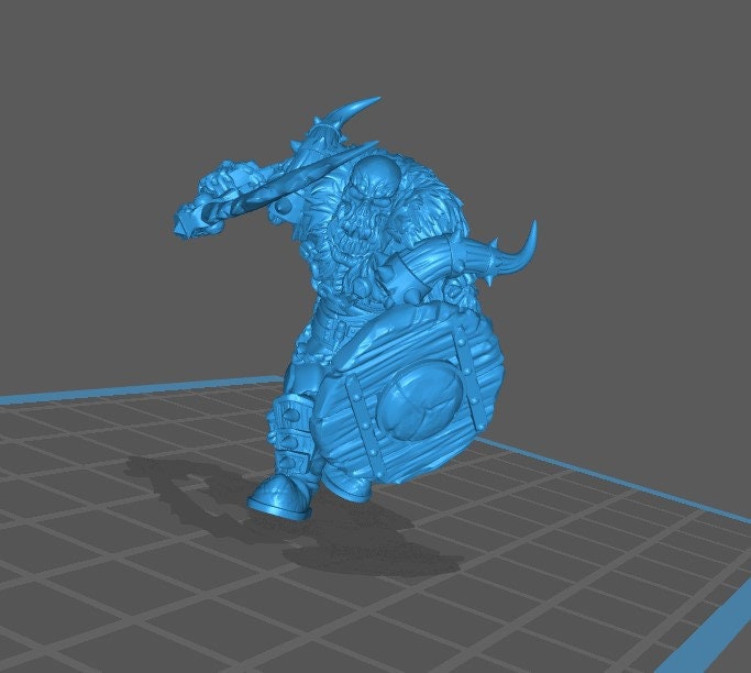 Skeleton Orc (3 Poses Available) - Brayan Nafarrate
