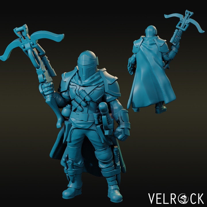 Male Bounty Hunter Artificer and Homunculus (9 Variants) - Velrock