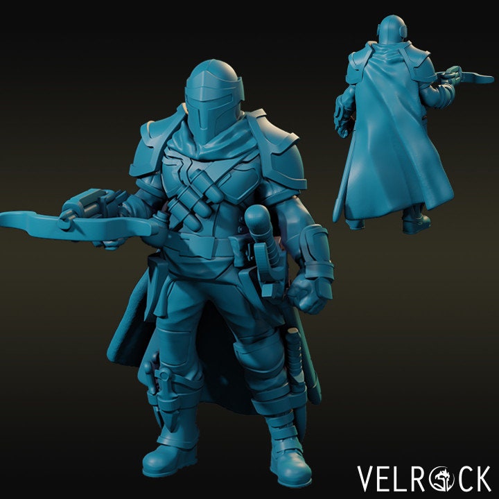 Male Bounty Hunter Artificer and Homunculus (9 Variants) - Velrock