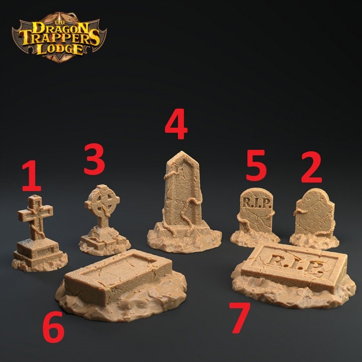 Tombstones - Scatter Terrain - Dragon Trapper's Lodge
