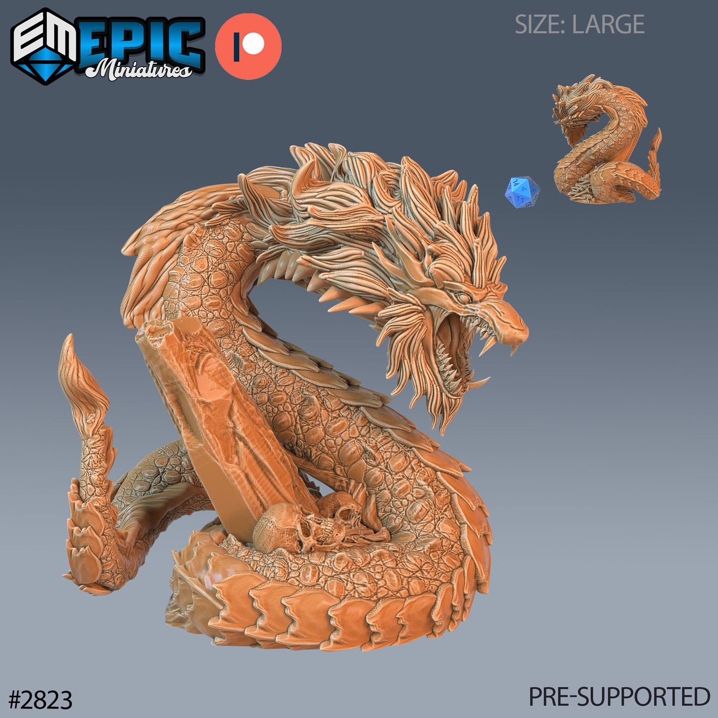 Beast Snake (3 Variants Available) - Epic Miniatures