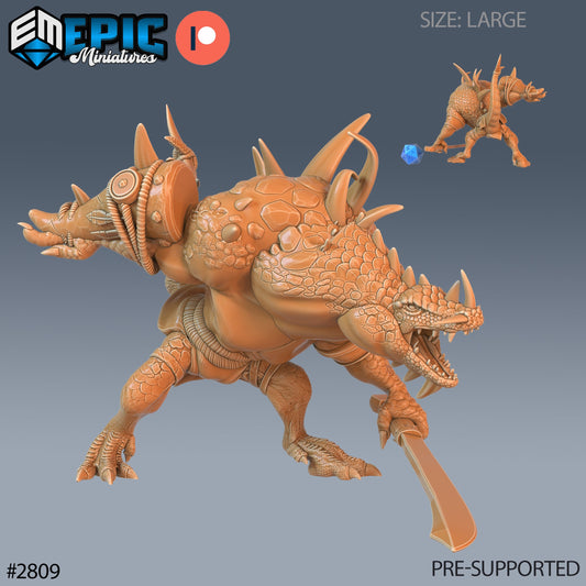 Crocodile Hunchback (3 Variants Available) - Epic Miniatures