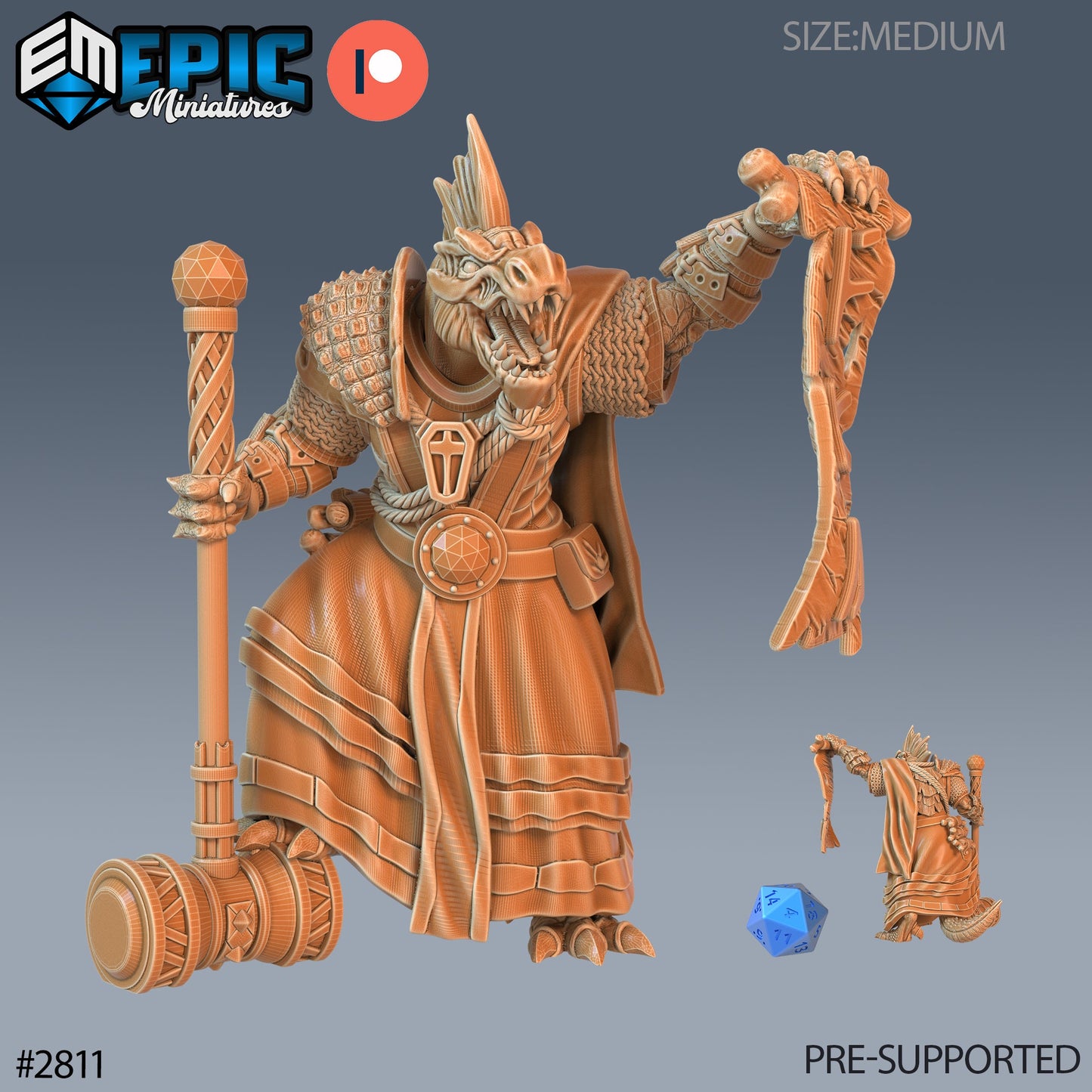 Lizardman Tribe (8 Variants Available) - Epic Miniatures