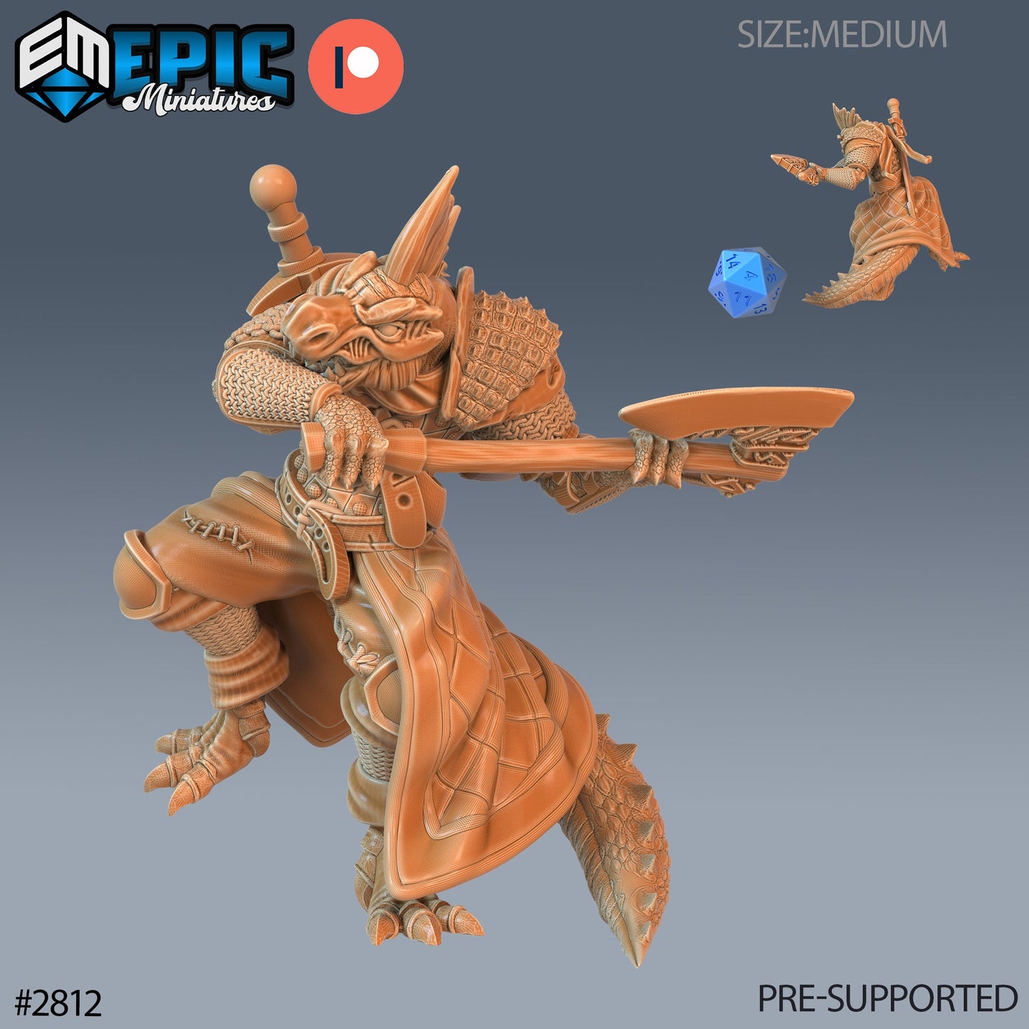 Lizardman Tribe (8 Variants Available) - Epic Miniatures