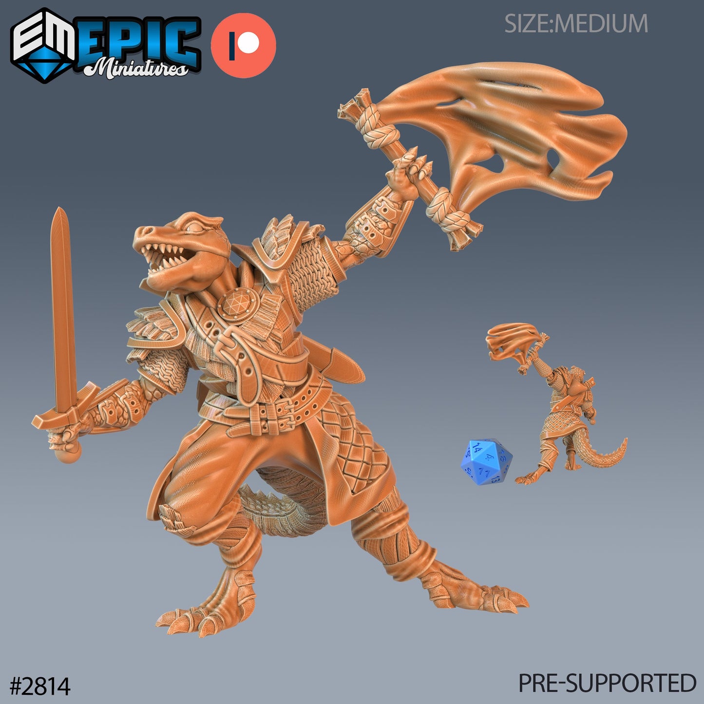Lizardman Tribe (8 Variants Available) - Epic Miniatures
