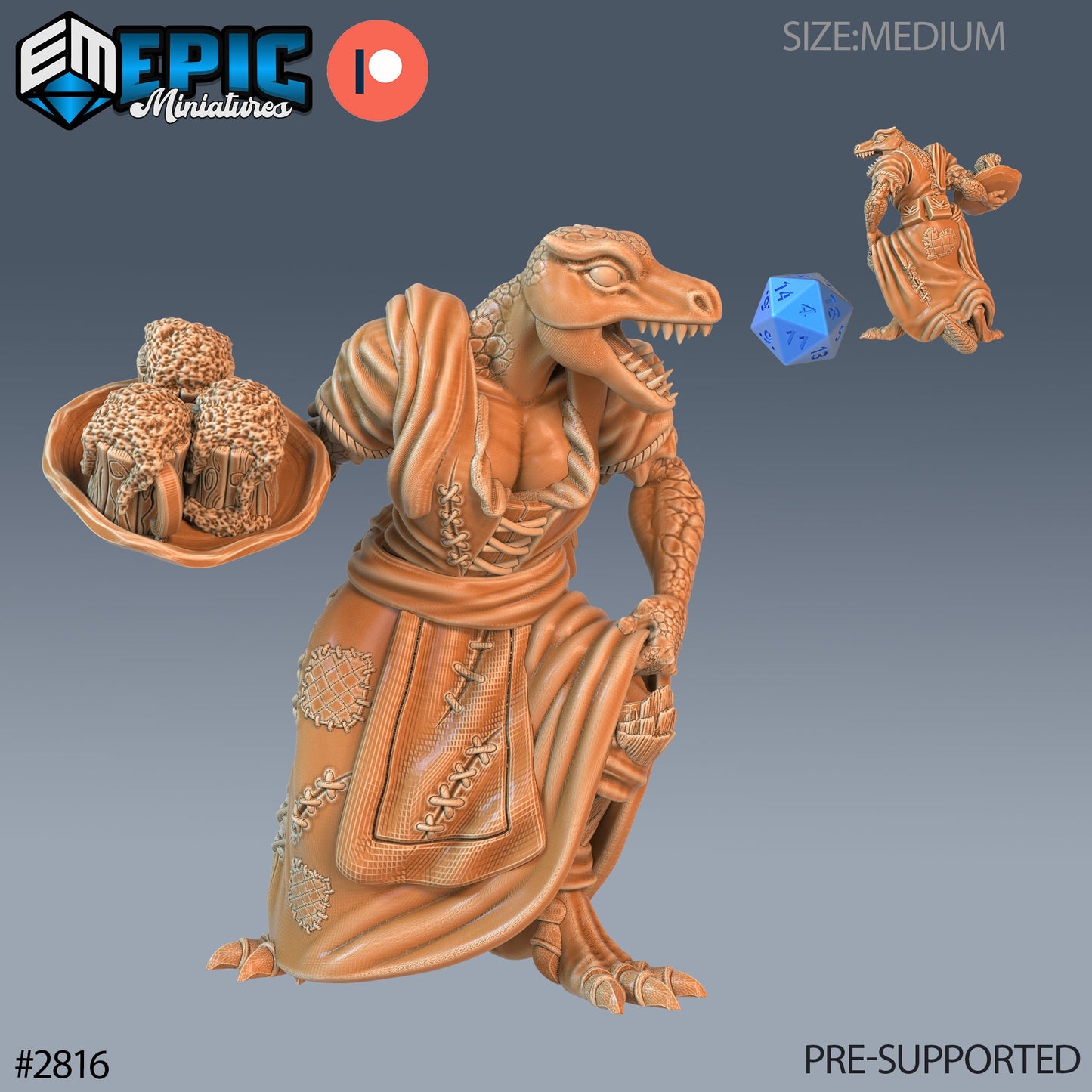 Lizardman Tribe (8 Variants Available) - Epic Miniatures