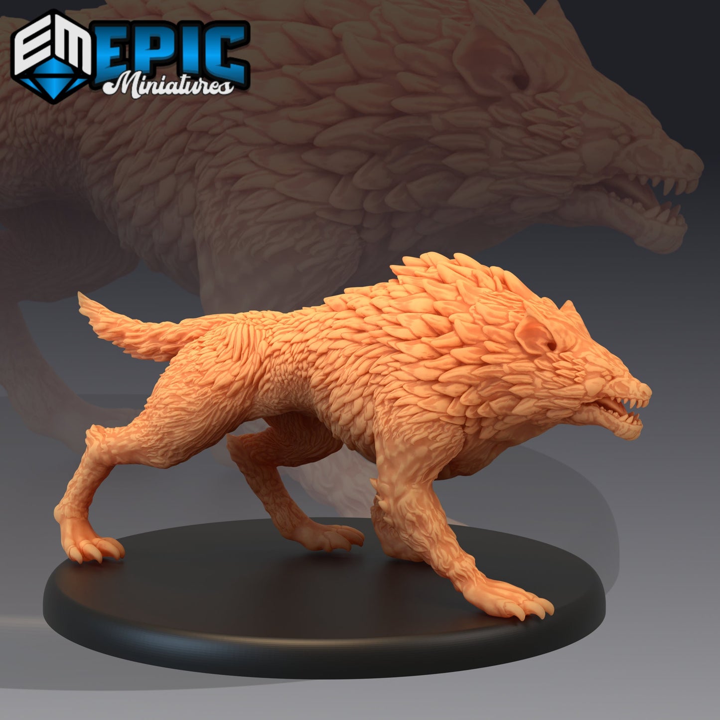 Warg (3 Variants) - Epic Miniatures
