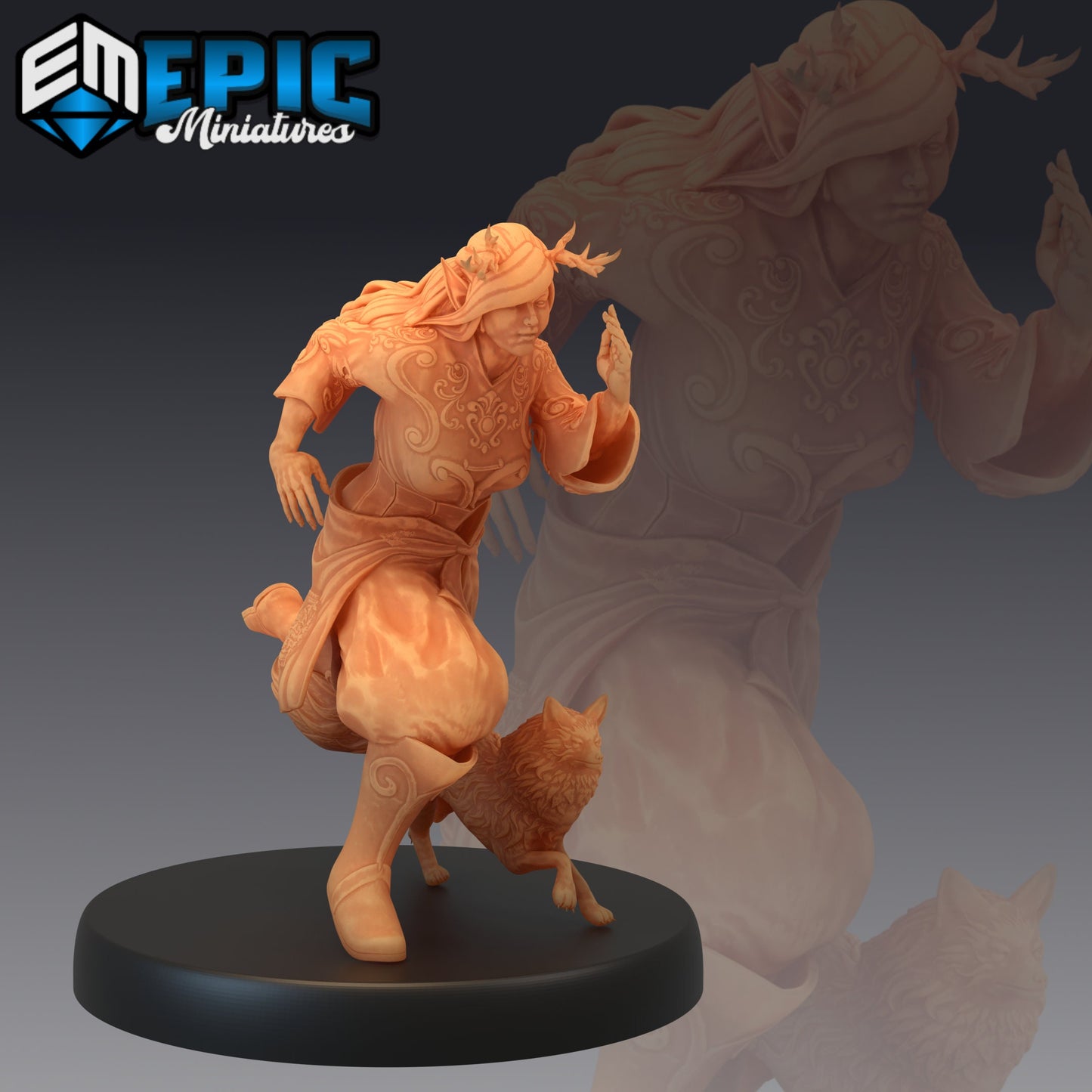 Forest Druid (3 Variants) - Epic Miniatures