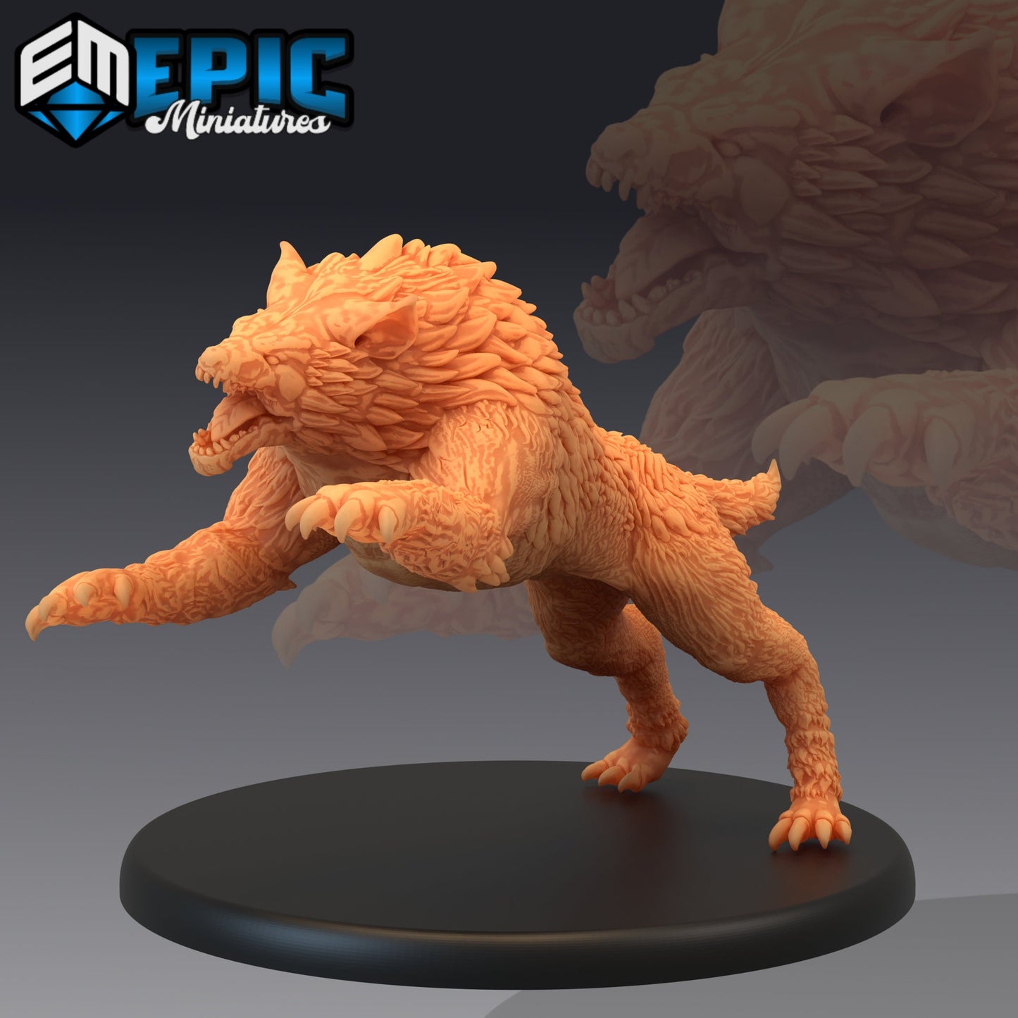 Warg (3 Variants) - Epic Miniatures