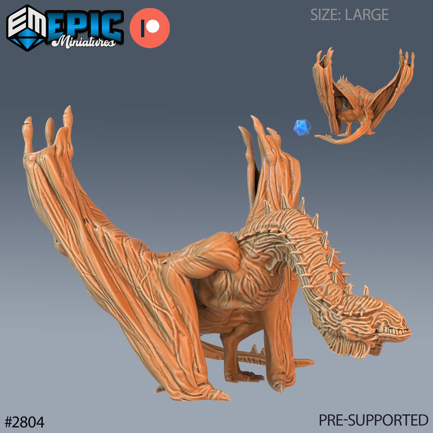 Cave Wyvern (4 Variants Available) - Epic Miniatures