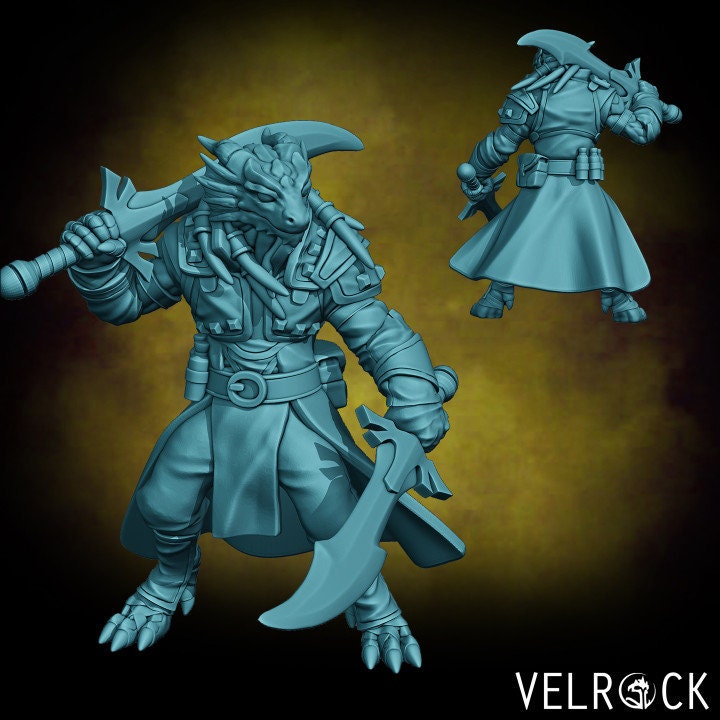 Male Dragonfolk Set 2 (5 Variants) - Velrock