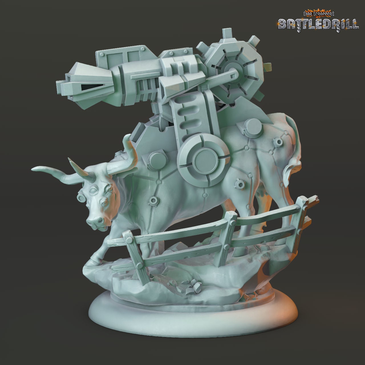 Redneck and Spacecow (Mercenary) (2 Variants Available) - Hexy Studios