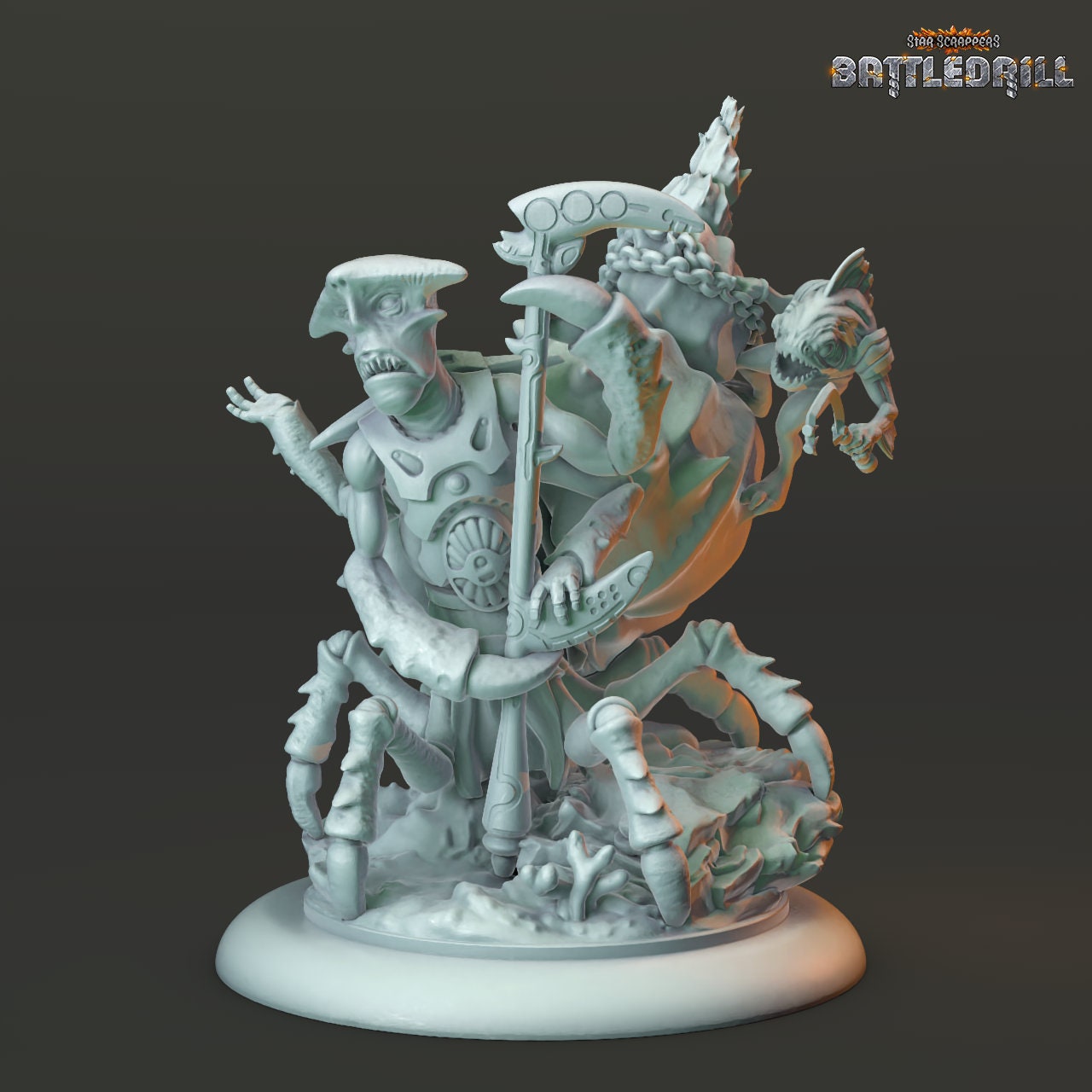 Mushell with Corsairs (Hy'Drans Faction) (3 Variants Available) - Hexy Studios