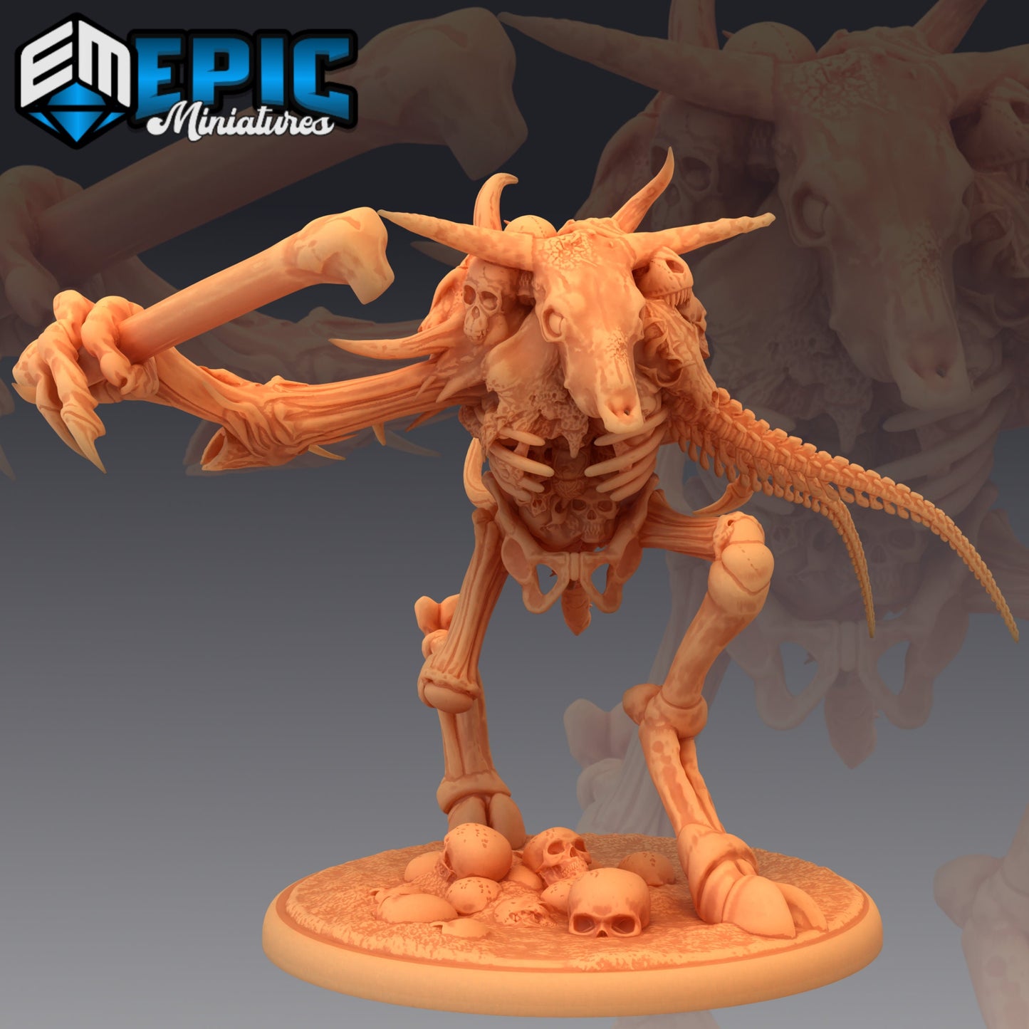 Bone Golem (3 Variants Available) - Epic Miniatures