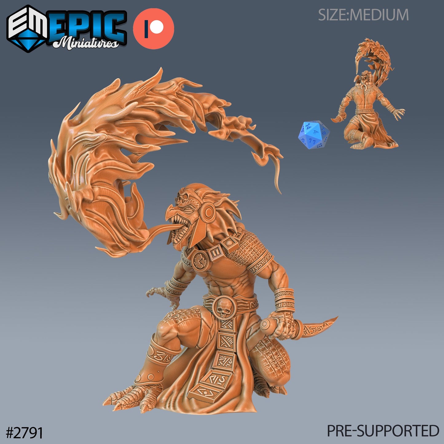 Dragon Kobolds - No Tails (3 Variants Available) - Epic Miniatures