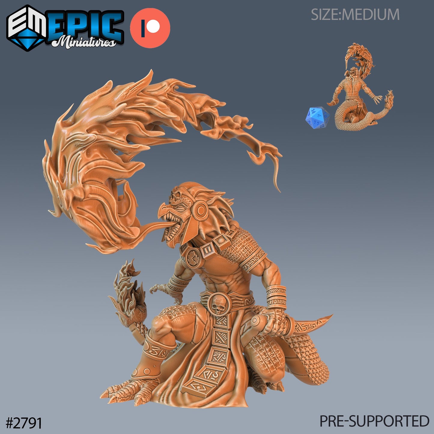 Dragon Kobolds - Tails (3 Variants Available) - Epic Miniatures