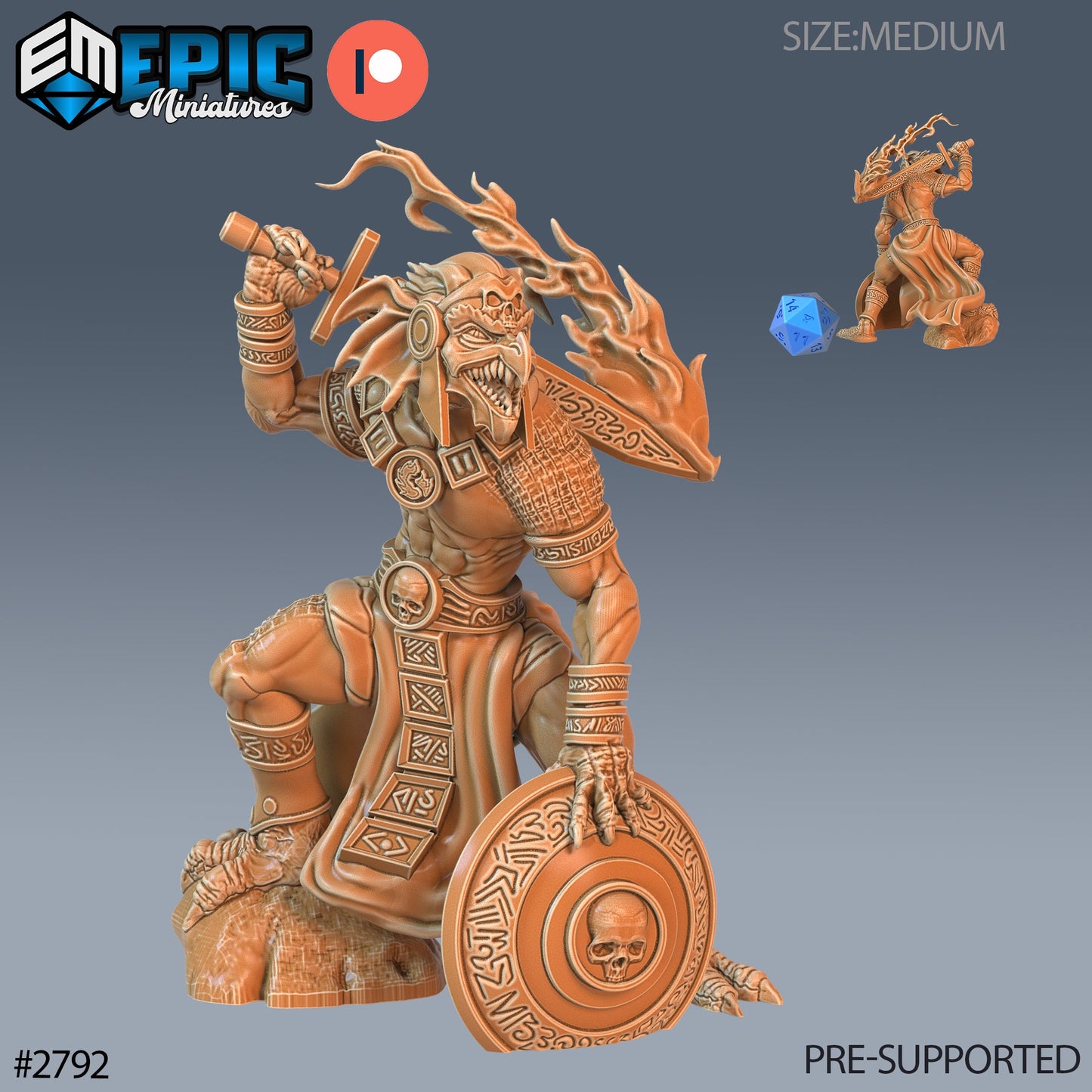 Dragon Kobolds - No Tails (3 Variants Available) - Epic Miniatures