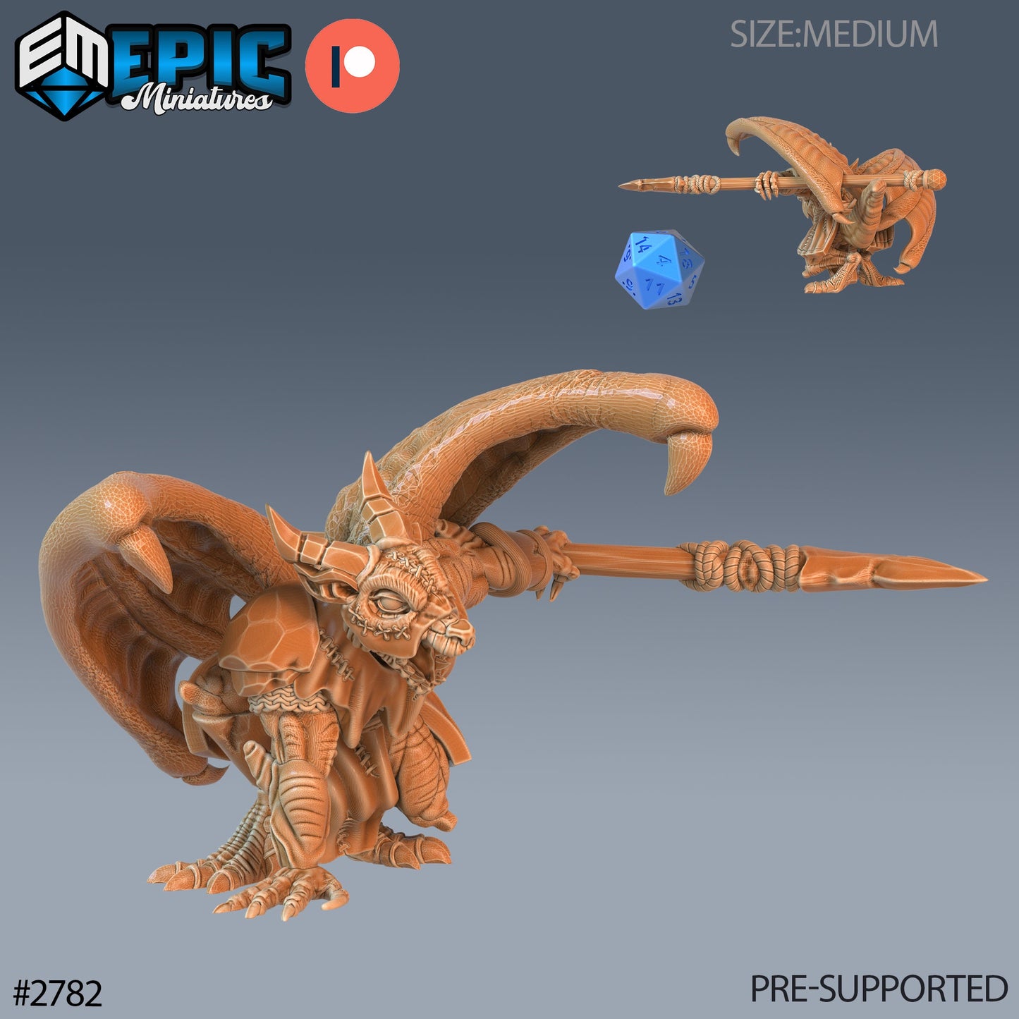 Winged Kobold Tribe, Set 1 (4 Variants Available) - Epic Miniatures
