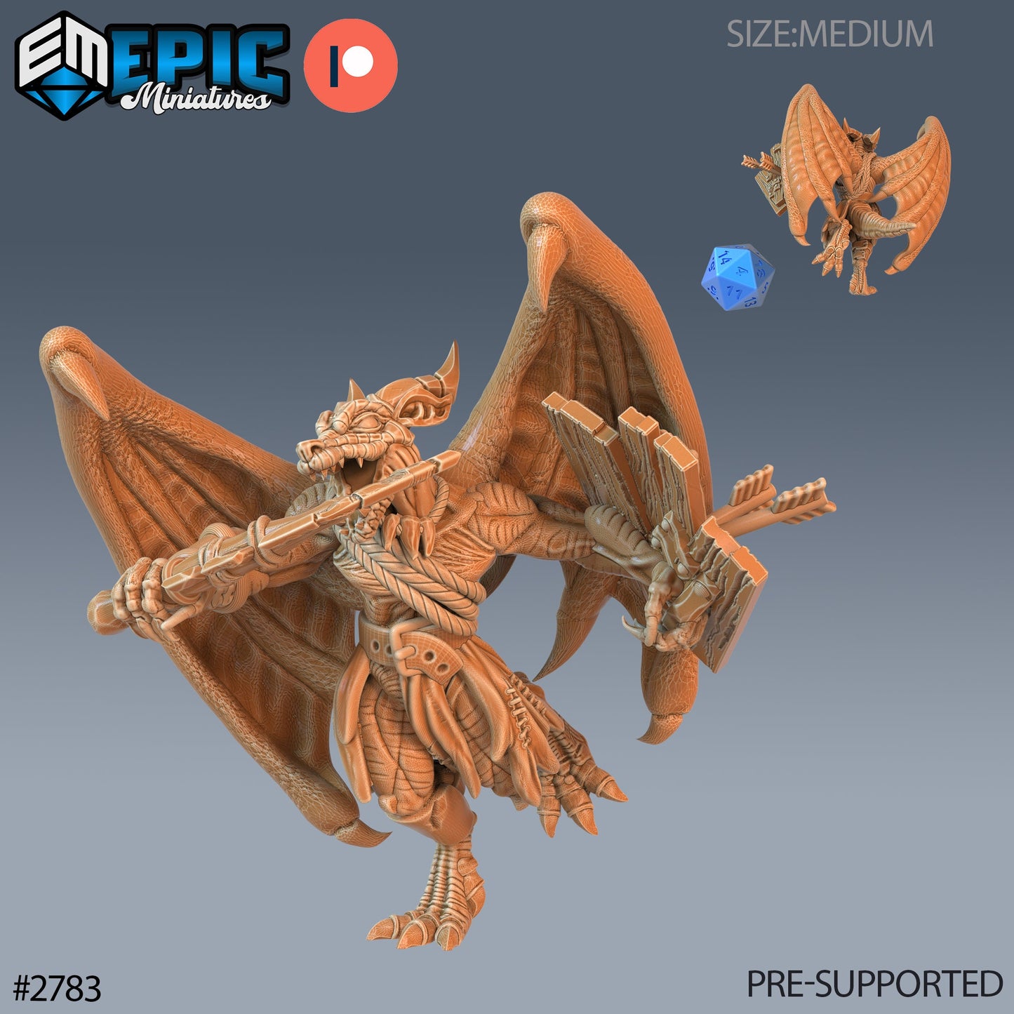 Winged Kobold Tribe, Set 1 (4 Variants Available) - Epic Miniatures