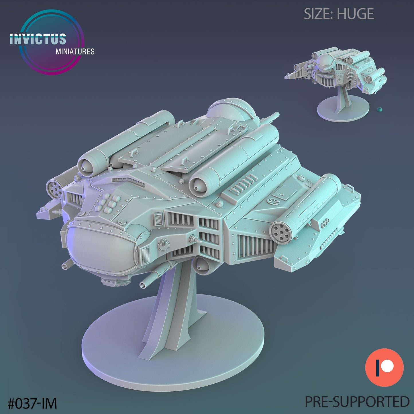 Fullmetal Space Bomber (2 Variants Available) - Invictus Miniatures