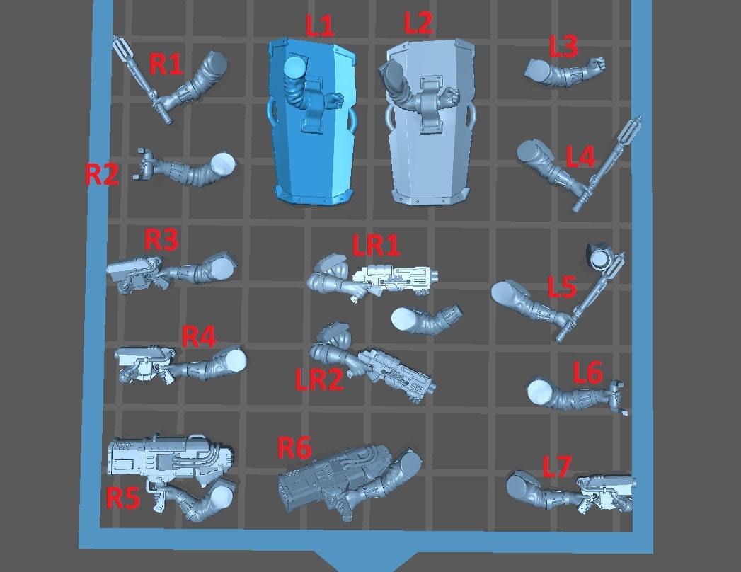 Volk Troopers - Modular Kit - Print Minis