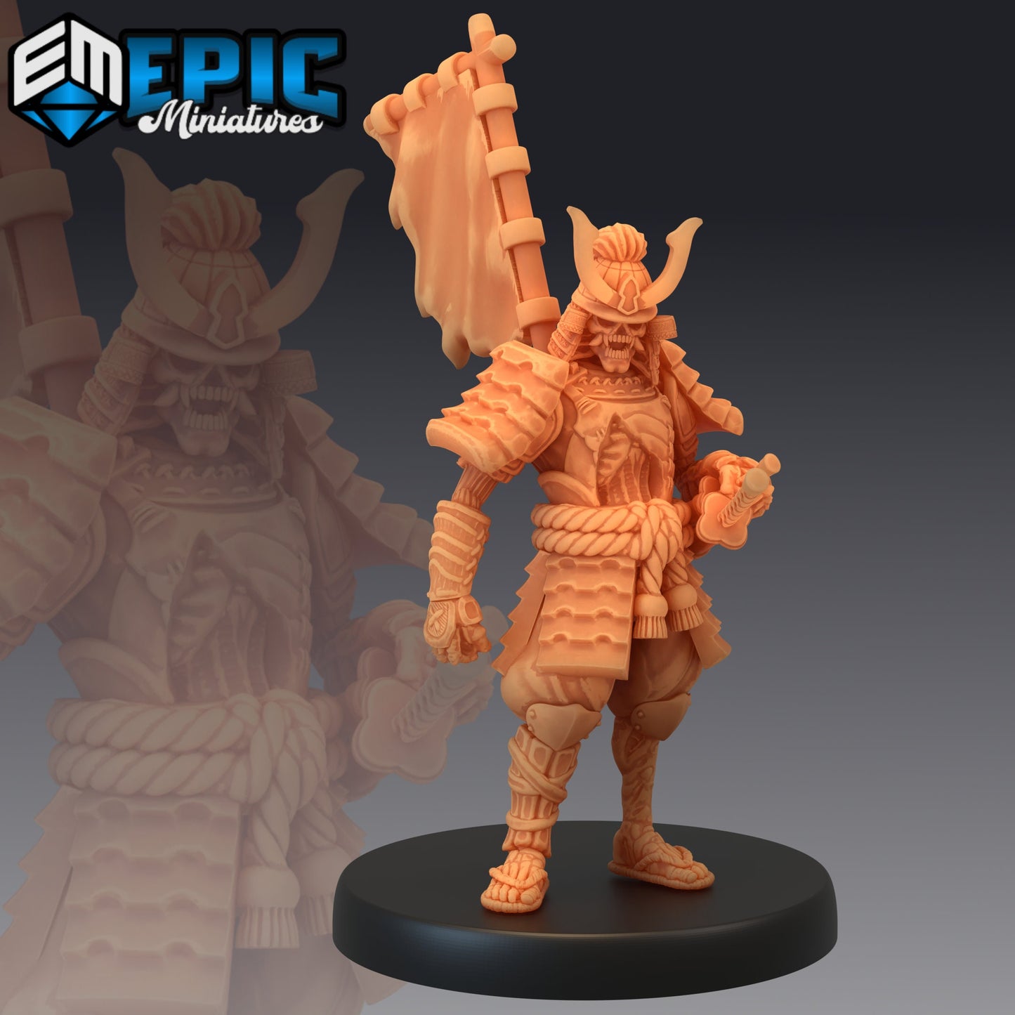 Undead Samurai (4 Variants) - Epic Miniatures