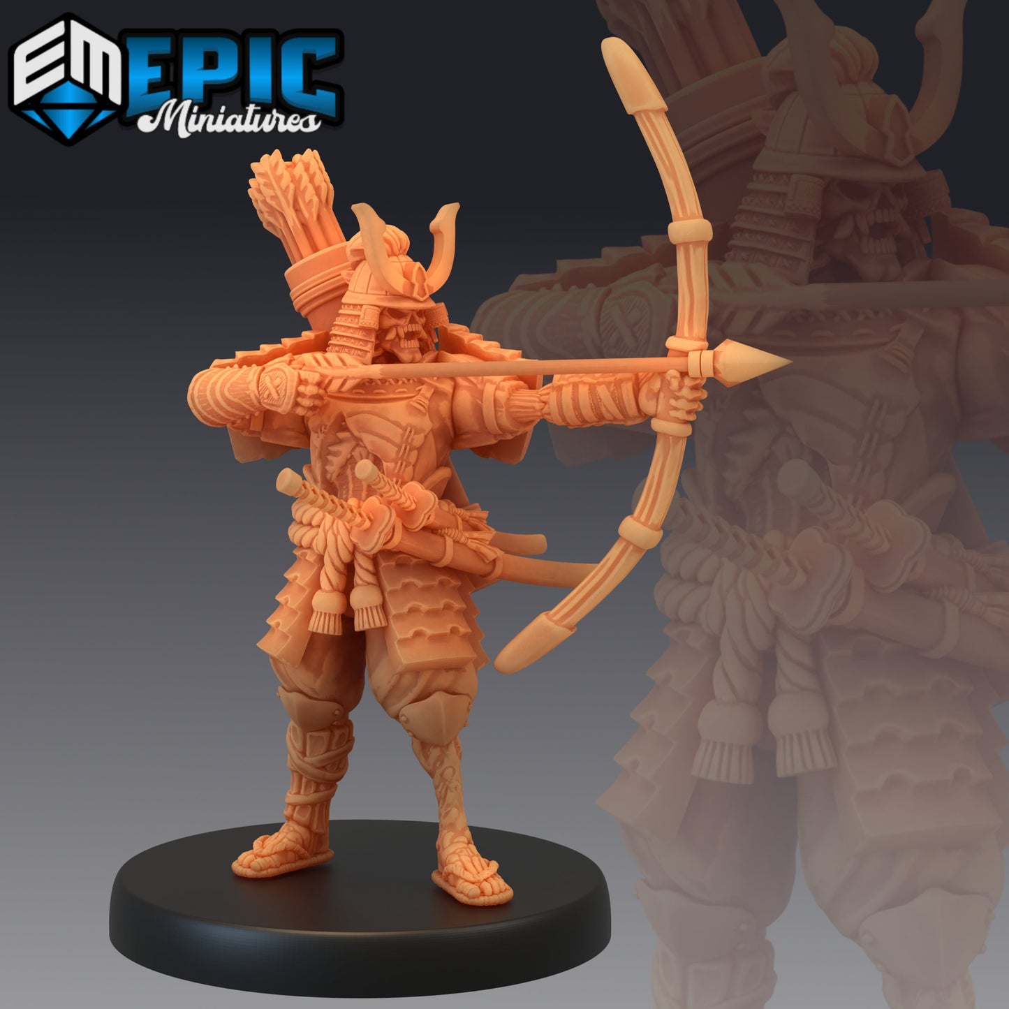 Undead Samurai (4 Variants) - Epic Miniatures