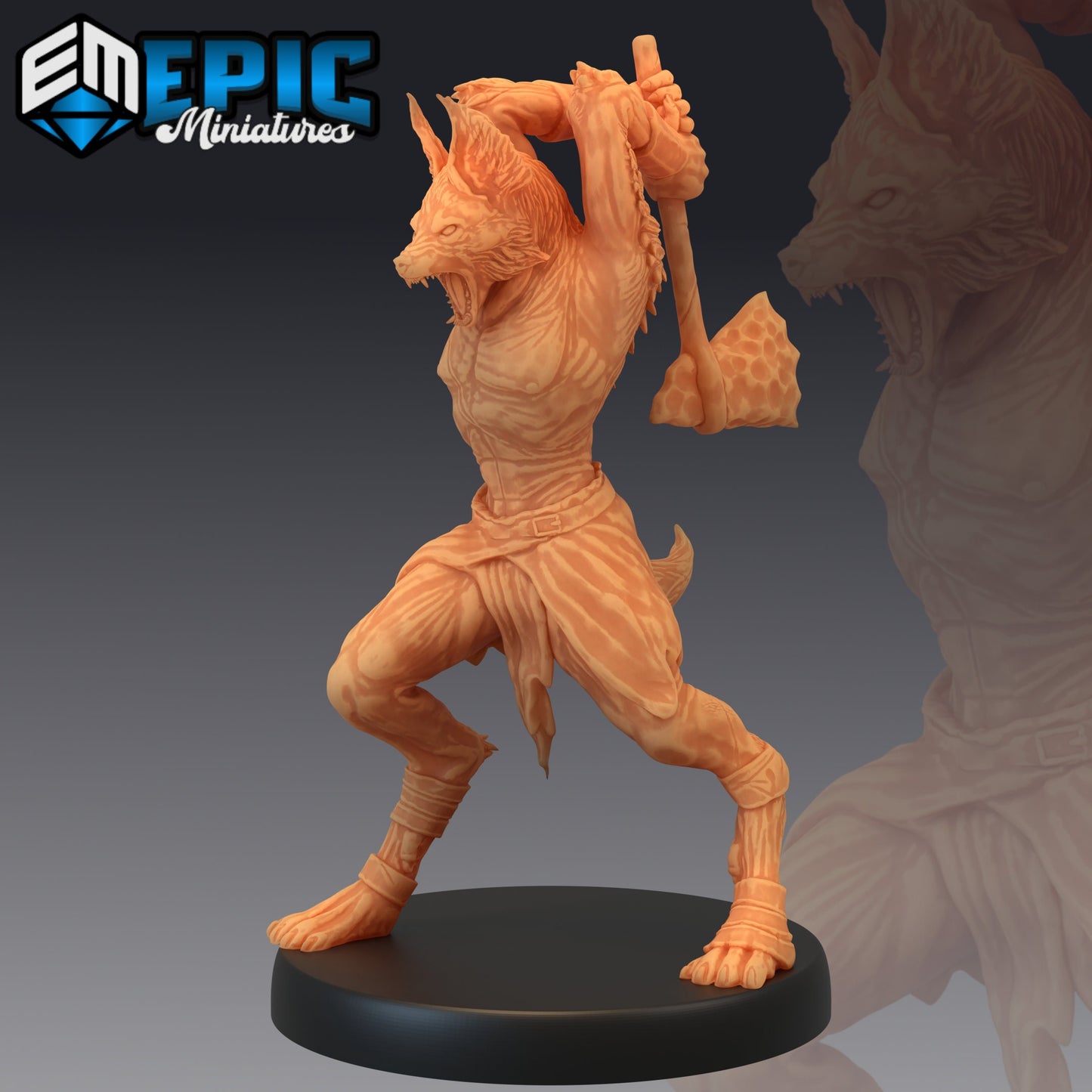Jackalwere (3 Variants) - Epic Miniatures