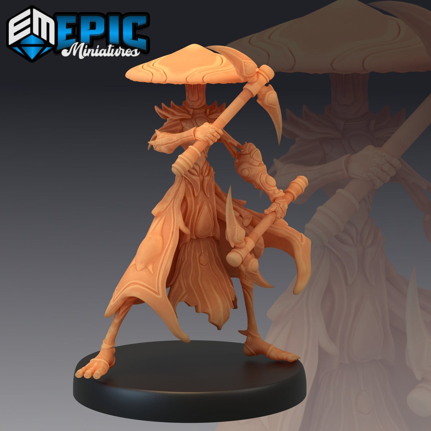 Mushroom Folk Warrior (3 Variants) - Epic Miniatures