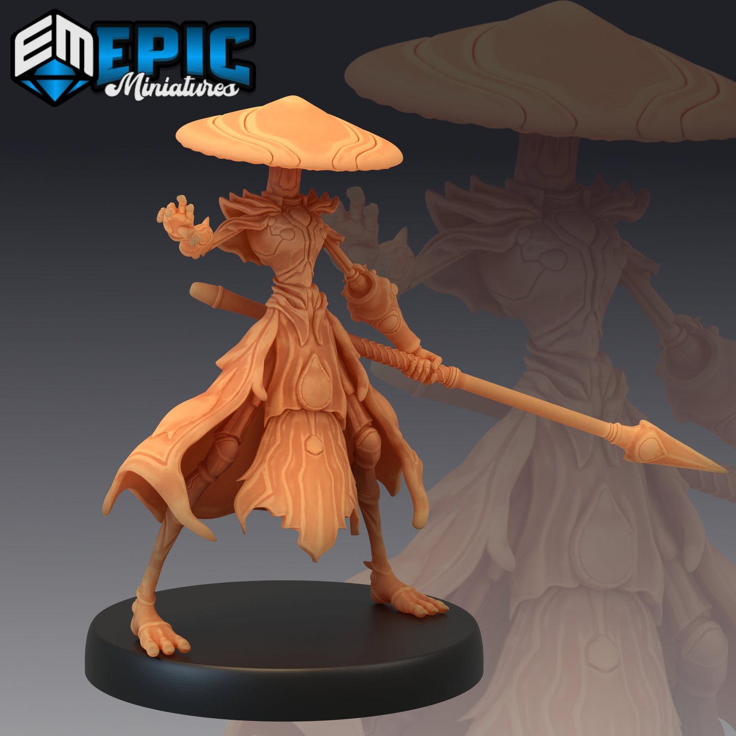 Mushroom Folk Warrior (3 Variants) - Epic Miniatures
