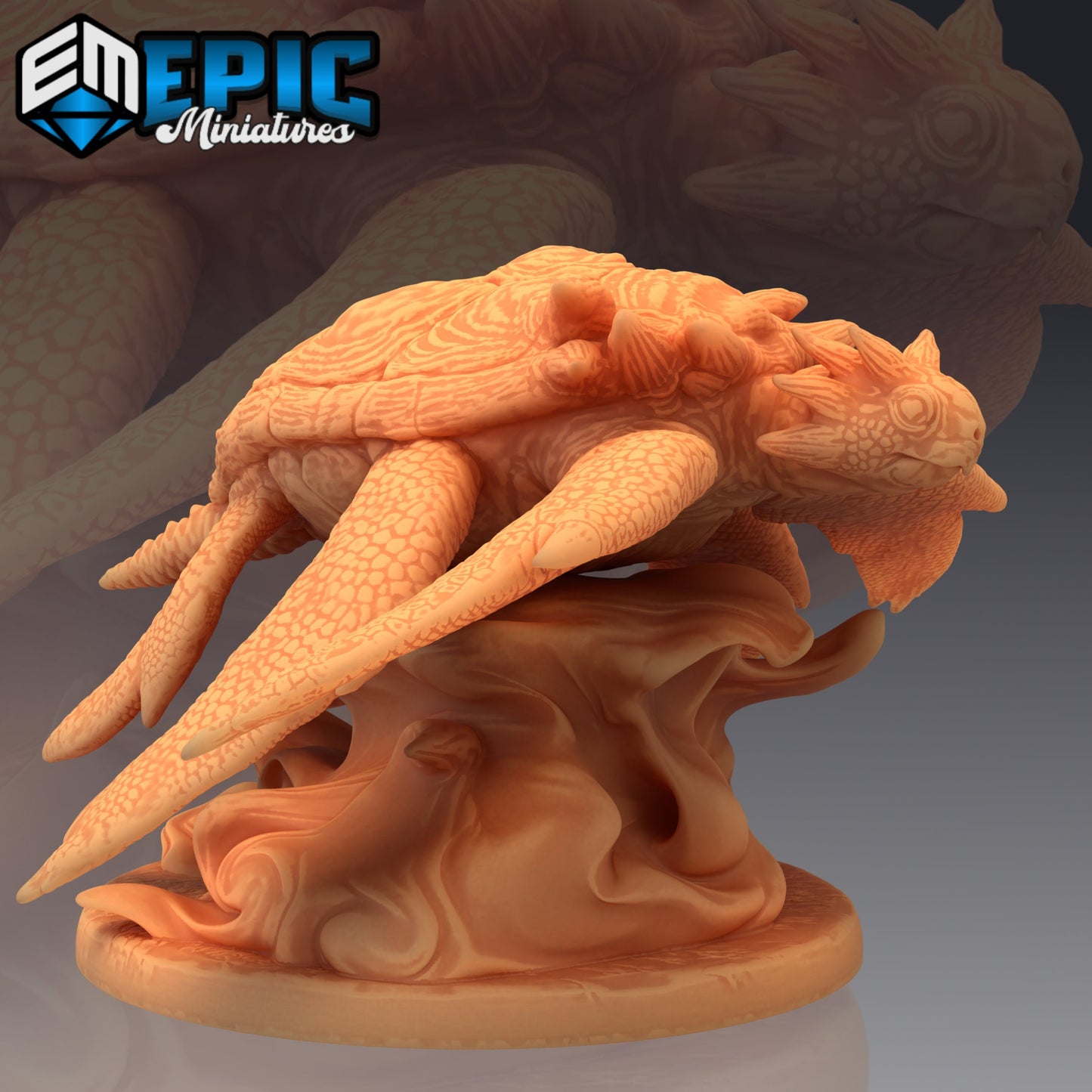 Giant Sea Turtle (3 Variants Available) - Epic Miniatures
