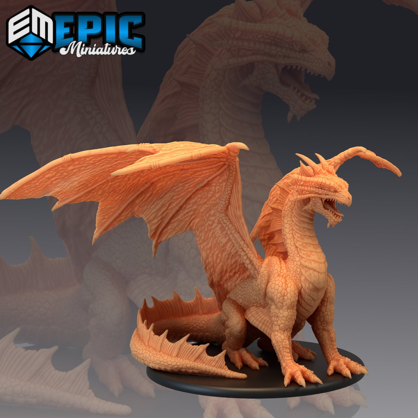 Bronze Dragon (3 Variants Available) - Epic Miniatures