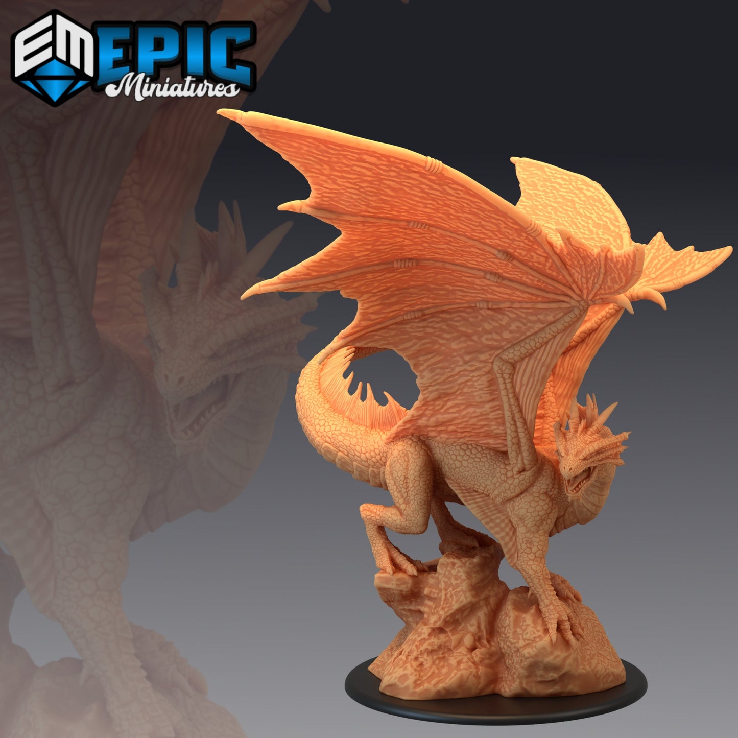 Bronze Dragon (3 Variants Available) - Epic Miniatures