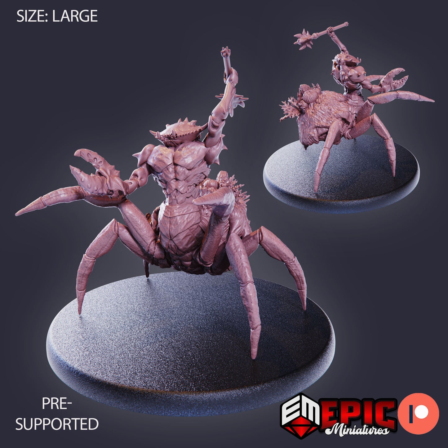 Crab People (3 Variants Available) - Epic Miniatures