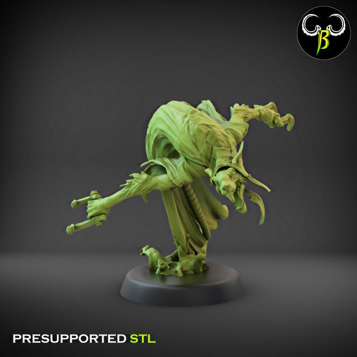 Sneaky Stabber Melee Squad Set 1 (5 Variants) - Clay Beast Creations