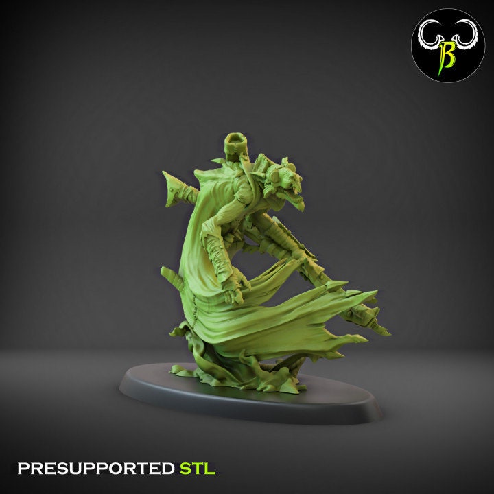 Silent Executioner (6 Variants Available) - Clay Beast Creations