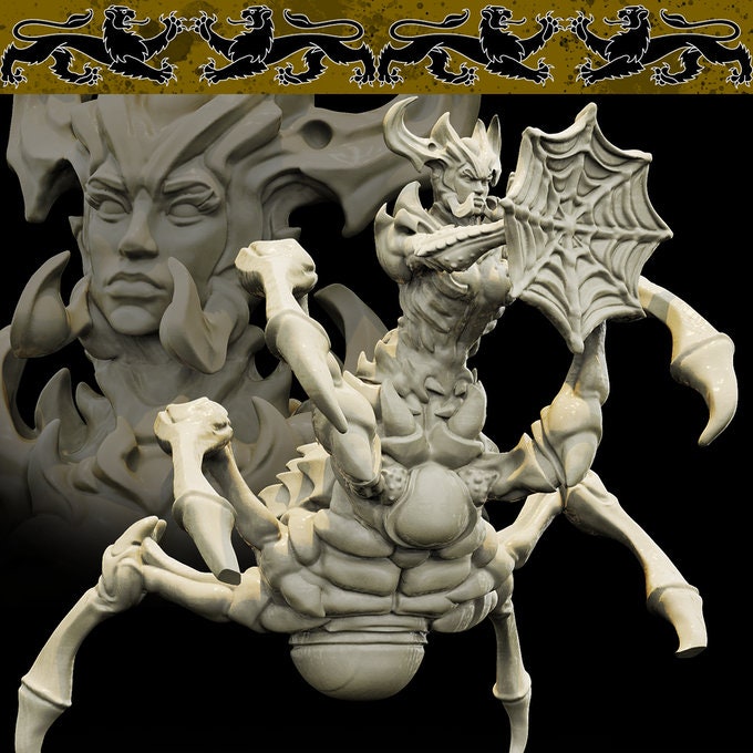 Arachne (Spiderfolk - 3 Poses Available) - Brayan Nafarrate