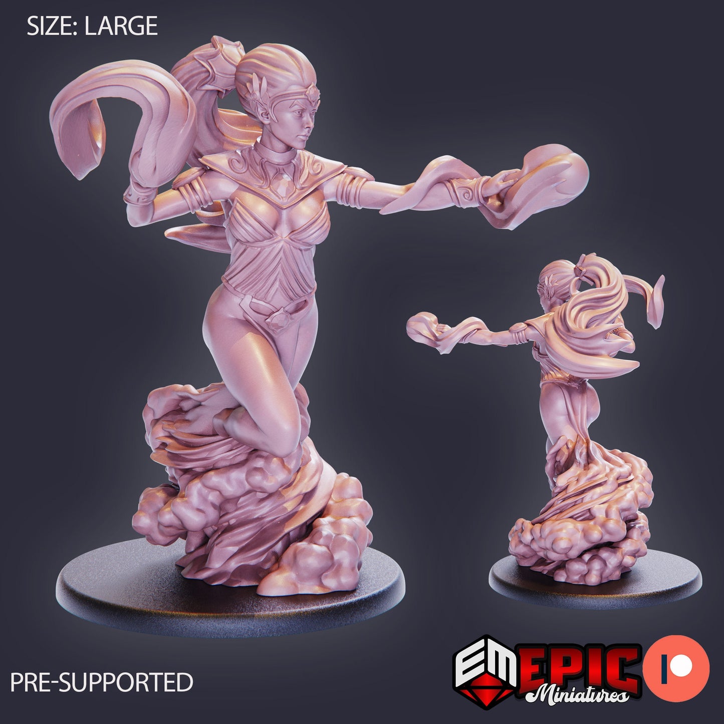 Djinni Female (4 Variants Available) - Epic Miniatures
