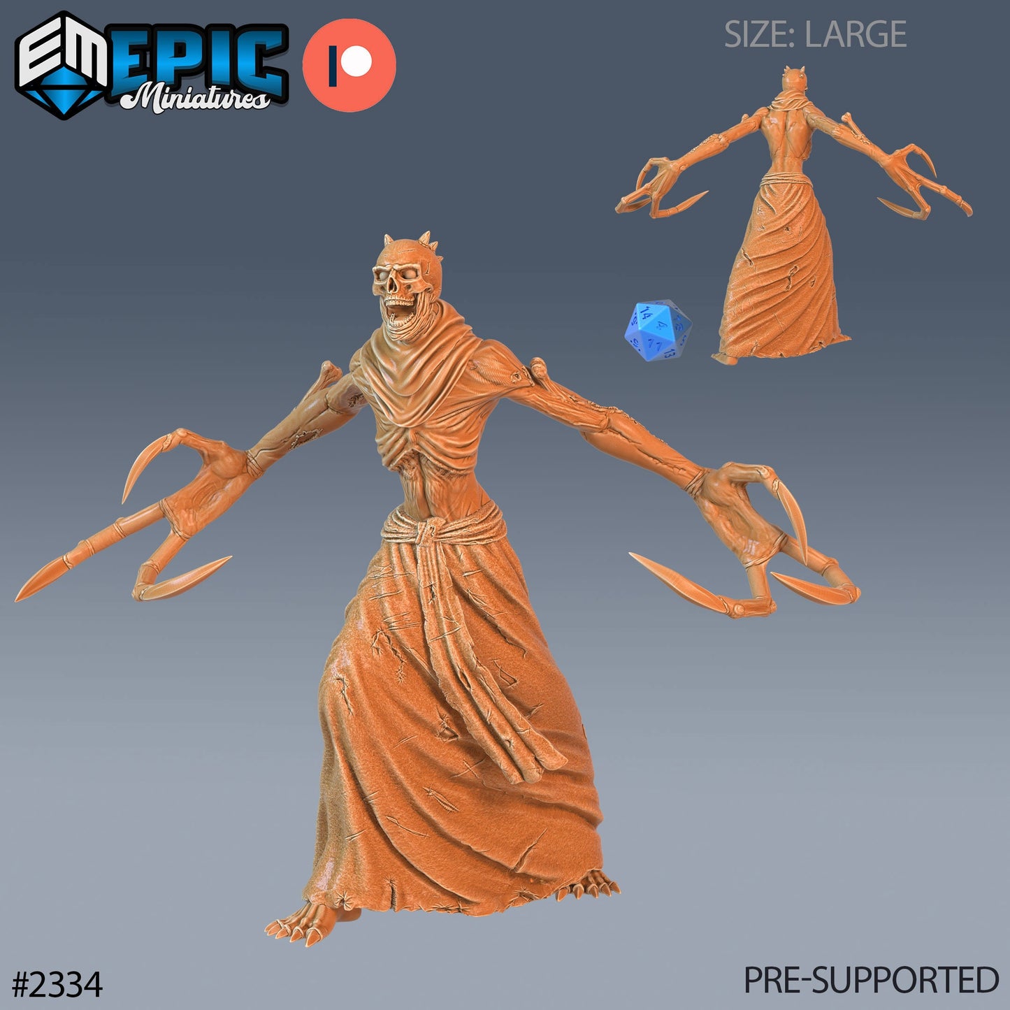 Boneclaw Classic (3 Variants Available) - Epic Miniatures