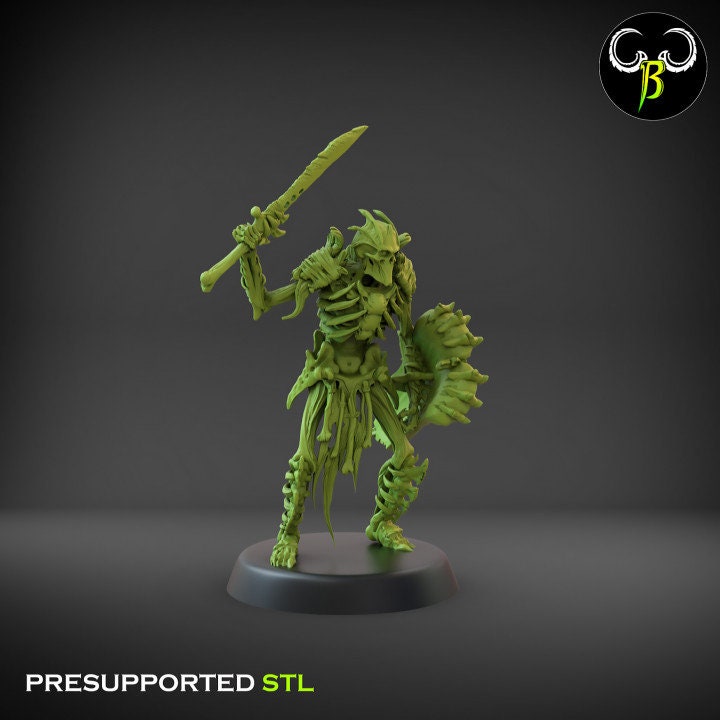 Bone Guard Shield Set 2 (6 Variants Available) - Clay Beast Creations
