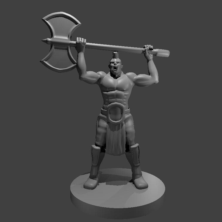 Half-Orc Barbarian (6 Variants Available) - MZ4250