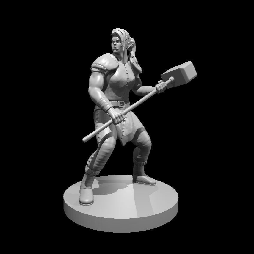 Half-Orc Barbarian (6 Variants Available) - MZ4250