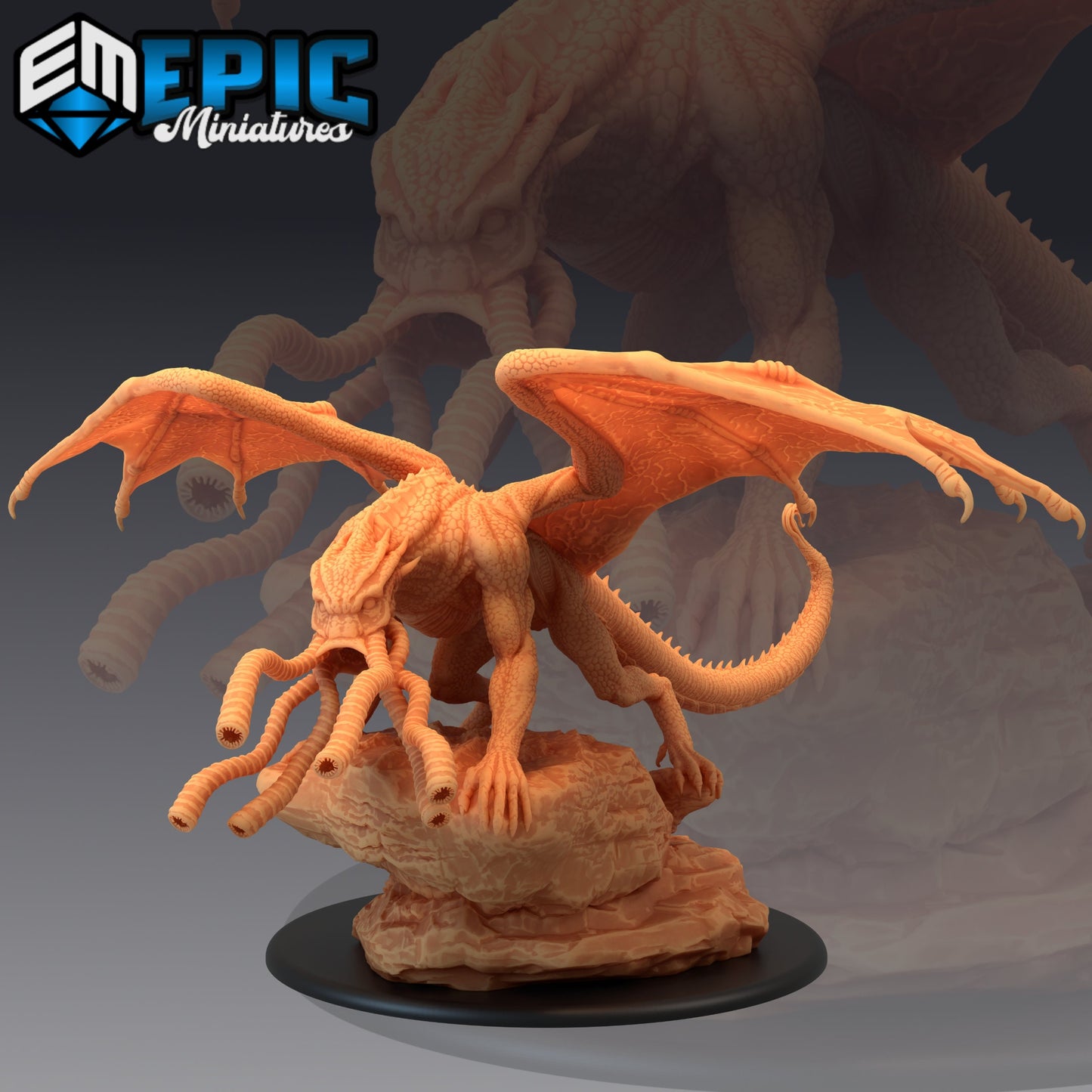 Brain Devourer Dragon - Epic Miniatures
