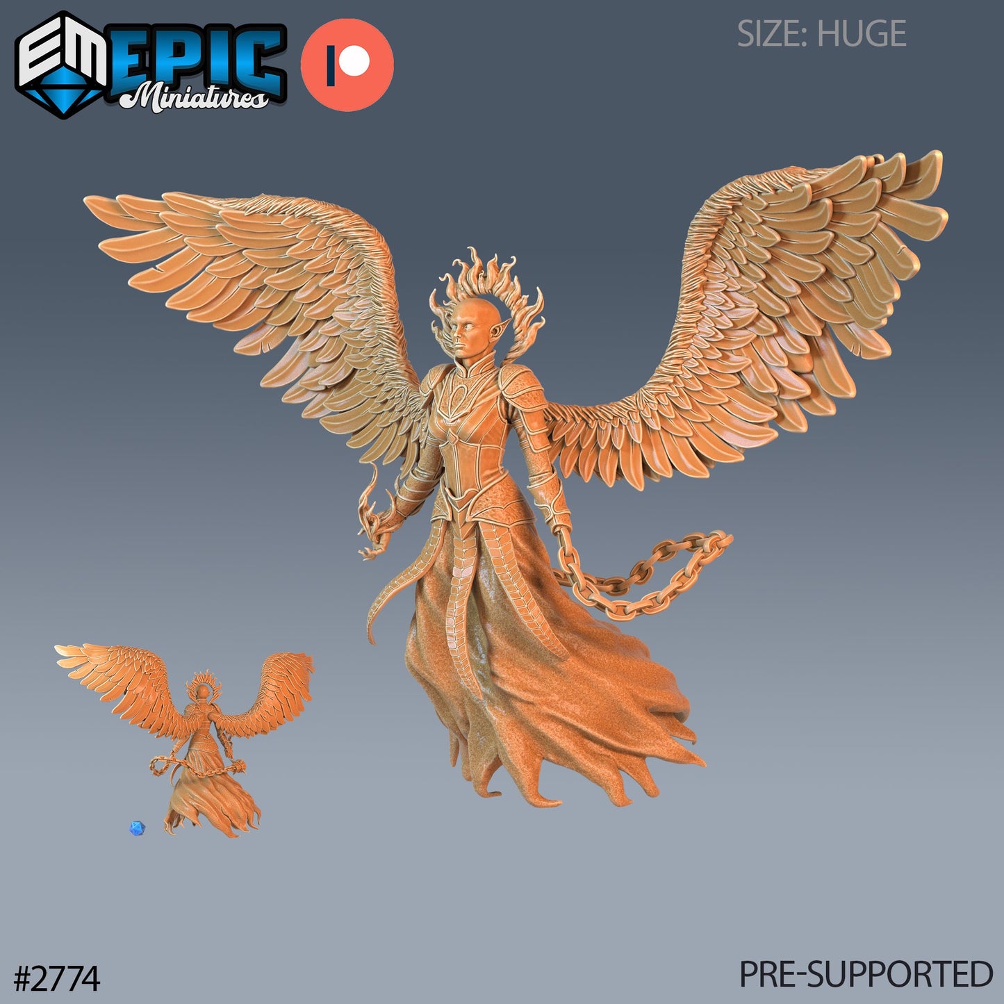 Hell's Angel, Zariel (5 Variants Available) - Epic Miniatures