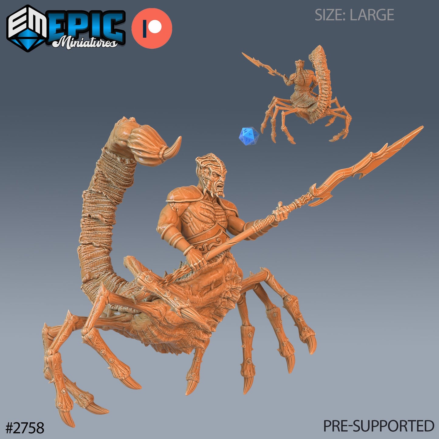 Scorpion Demon (3 Variants Available) - Epic Miniatures