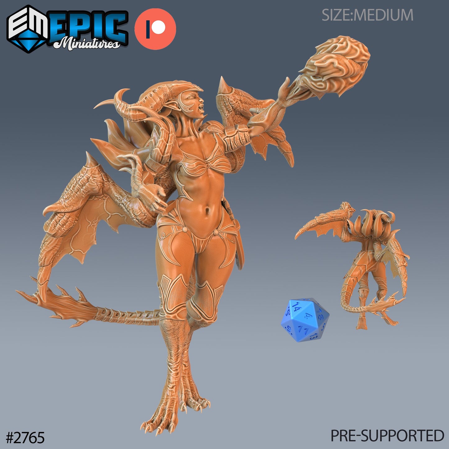 Succubus Empress (3 Variants Available) - Epic Miniatures
