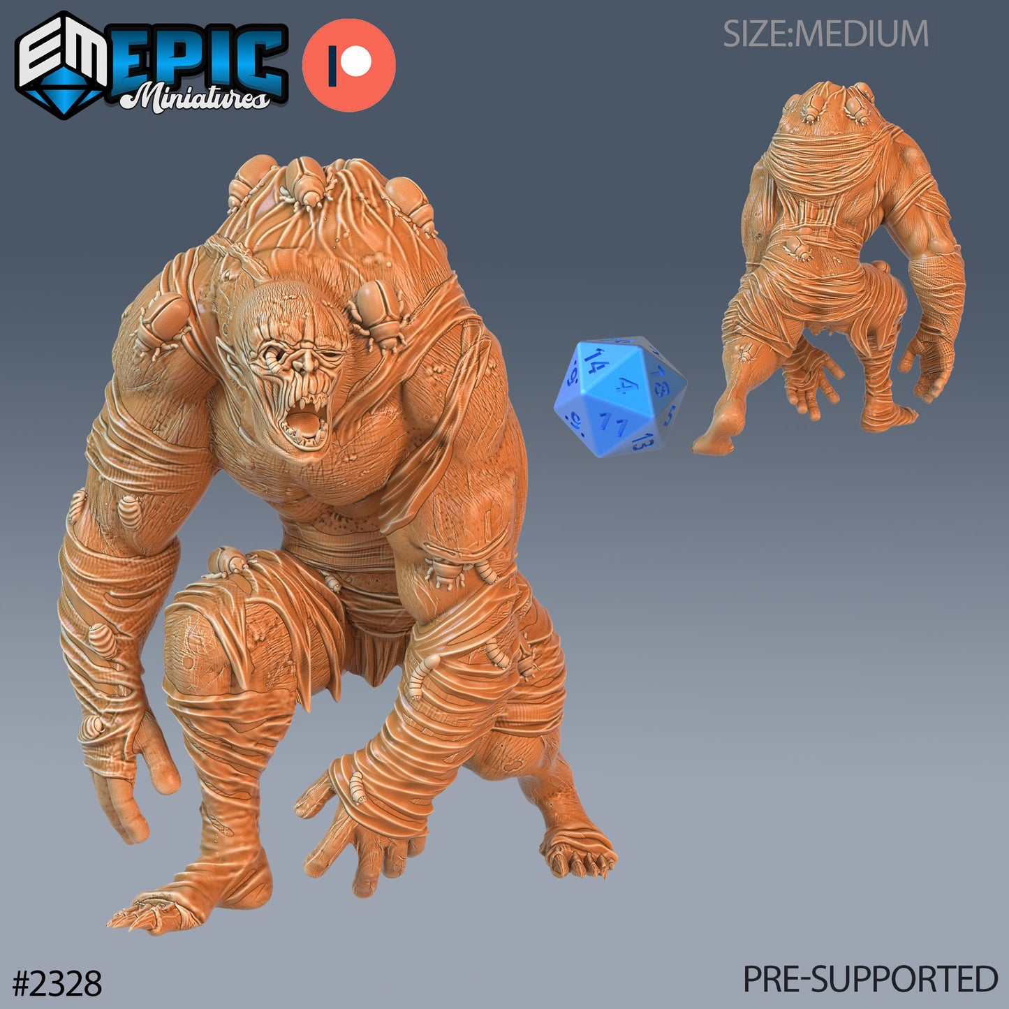 Hive Controlled Zombie (3 Variants Available) - Epic Miniatures
