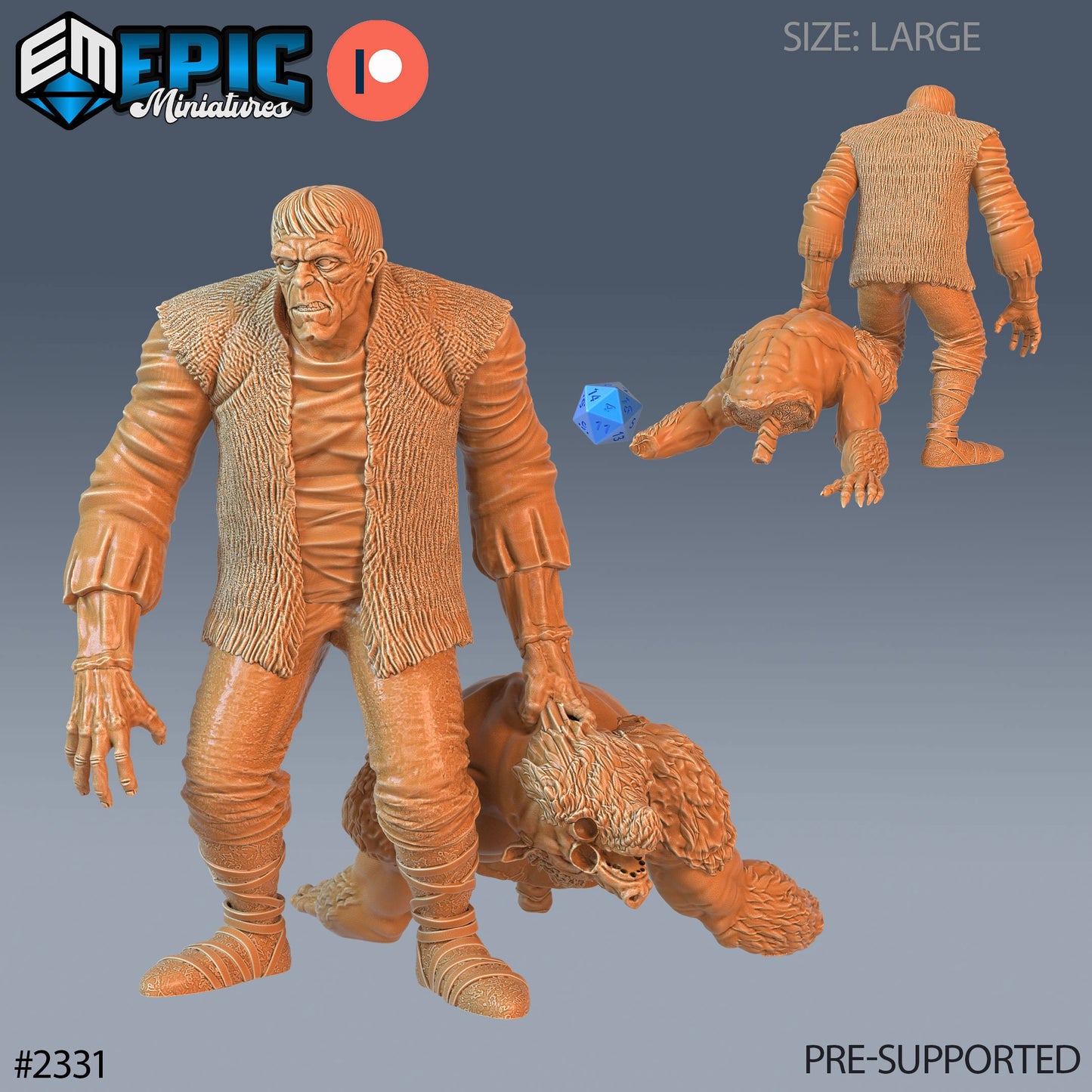 Frankenstein's Monster (2 Variants Available) - Epic Miniatures