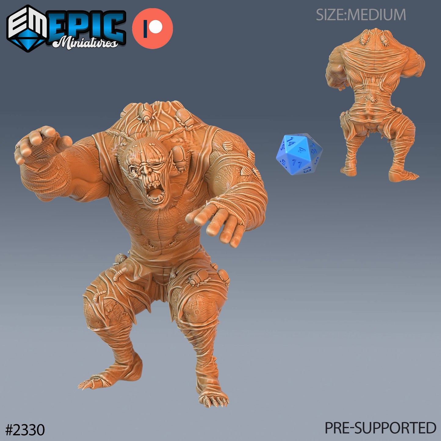 Hive Controlled Zombie (3 Variants Available) - Epic Miniatures