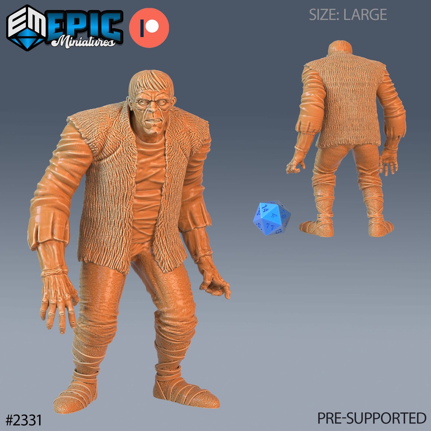 Frankenstein's Monster (2 Variants Available) - Epic Miniatures